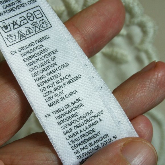 Forever 21 Batwing Crochet Boho Top - Picture 7 of 7